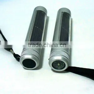 Aluminum LED Solar Flashlight Torch thumbnail-1