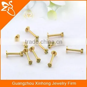 Hot Sale!Natural Colorful Labret Fake Industrial Piercing Jewelry thumbnail-5