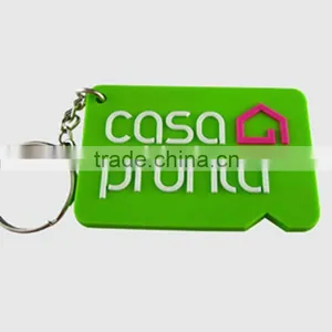2013 the High Quality 3D Label Design Silicone Key Chain thumbnail-1