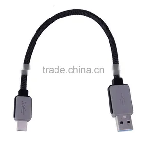 USB 3.0 Female Cable to USB 3.1 Type C Male Short Data Cable Connector Black 0.15m/1m/1.5m Available thumbnail-3