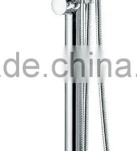 Free Standing Chrome Brass Bathtub Faucet With Hand Shower 16 3802 thumbnail-1