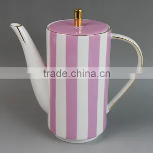 Ceramic Pink Antique Coffee Pot, Ceramic Coffee Pot, Vacuum Coffee Pot thumbnail-1