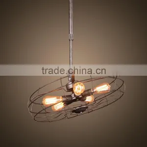 2015 Hot Unique Vintage Fans Pendant Lamp thumbnail-1