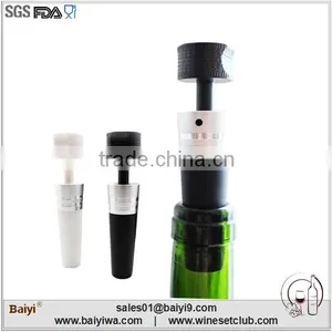 Banquet Favor Leather Box Electric Wine Opener Set With Vacuum Stopper thumbnail-3