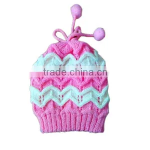 Wholesale Fashionable Baby Knitted Cap For Winter thumbnail-3