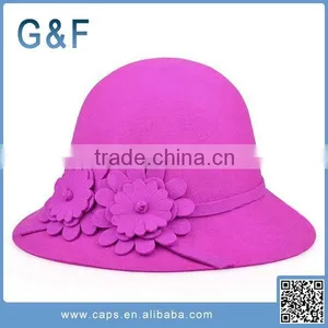 Promotion Fashion Fedora Wool Felt Guacho Hat thumbnail-1