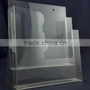 Customized Acrylic Brochure Holder Wall Mounted thumbnail-1
