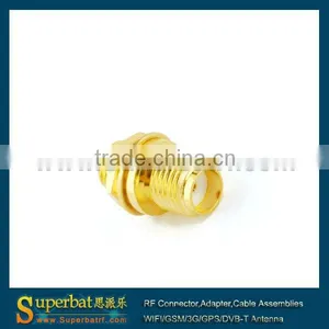 Sma Connector Loss SMA Panel Mount Jack Bulkhead With Solder Cup Sma Antenna Connector thumbnail-1