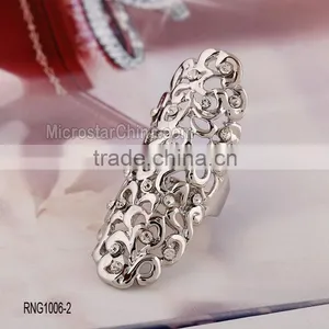 Hot French Design Personalized Latest Gold Ring Designs Finger Ring for Women thumbnail-2