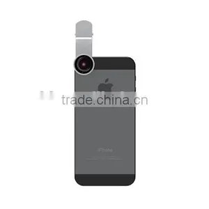 3 in 1 Phone Clip Lens Kit Universally Compatible With Other Smartphones: Fish-Eye + Wide Angle + Macro Lens Clip thumbnail-1