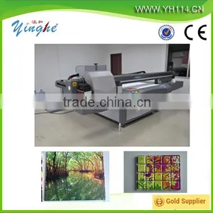 China Digital Large-format LED Varnish Phone Case Ceramic Glass Plastic Metal uv Flatbed Printer Price thumbnail-1