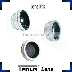 Fisheye+wide Angle+2X Telephoto Lens 3 in 1 Camera Lens for Iphone Extra Parts thumbnail-1