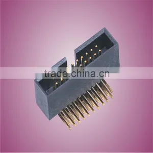 2.0mm Box Header Right Angle Board to Board Connectors Gold Flash 64Pin thumbnail-1