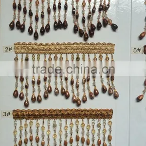 [YZLACE] Tassels Lace Curtains Wholesale 10073 thumbnail-1