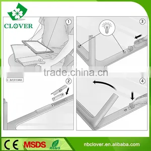 Table Lamp Plastic Material Large Magnifying Glass thumbnail-3