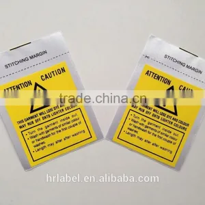 Satin Printed Caution Label thumbnail-1