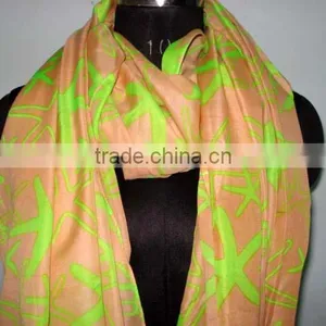 COTTON PRINTED SCARF 2014 thumbnail-1