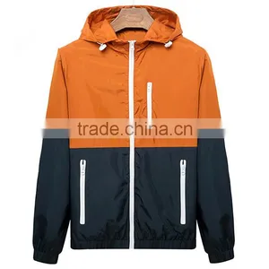 2016 Autumn New Men's Sports Jacket Outdoor Sportswear Men Fashion Thin Windbreaker Jacket Zipper Coats Outwear Men's Clothing thumbnail-3