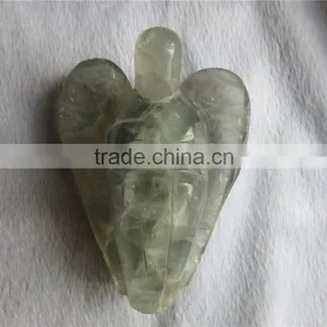 2015 Hot Quartz Crystal Angels Sale / Natural Carving Angels Wholesale/natural,decor Small Rock Crystal Angel Figurines for Sale thumbnail-1