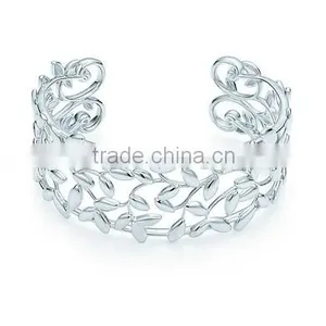 Stainless Steel Newest Style for Olive Leaf Design Bracelet thumbnail-4