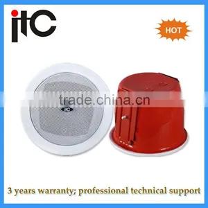 EN54-24 pa System Indoor Fireproof Metal Speaker in Ceiling Type thumbnail-1