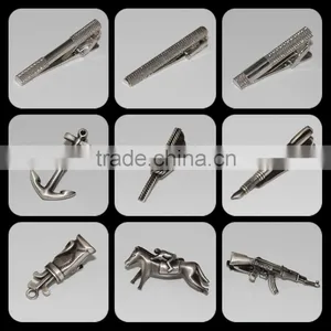 Wholesale Brass Plating Tie Clip & Mens Tie Bar & Fashion Tie Pin TB4034 thumbnail-1