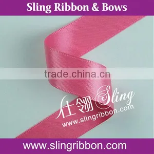 15mm Width Pink Satin Ribbon For Decoration Use thumbnail-1
