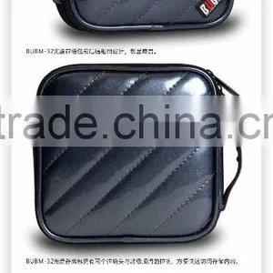 Fashion Grey 32 Capacity PU Leather Cover CD Case DVD Case Car Disc Case thumbnail-3