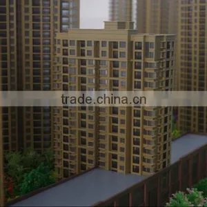 3D Maquette Apartment House Building Scale Model Making thumbnail-4