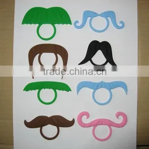 2014 Hot Sell Silicone Mustache Beer Bottle Markers and Bottle Clip Markers thumbnail-2