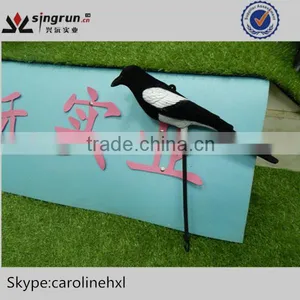 Flocked Plastic Fullbodied Magpie Hunting Decoys Bird Hunting Decoys for Hunting thumbnail-5