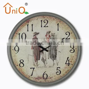 P1502 High Quality Plastic Wall Clock for Sale thumbnail-1