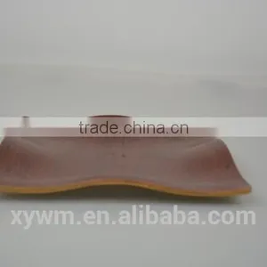 Acacia Wood Rectangle Serving Tray and Plate thumbnail-4