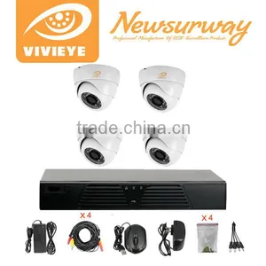 Factory Direct Price HD 720P H.264 4ch Dvr Combo Cctv Camera Kit, AHD Kit thumbnail-1