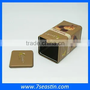 Recyclable New Design Square Metal Cookies Tin Can From Dongguan Factory thumbnail-4