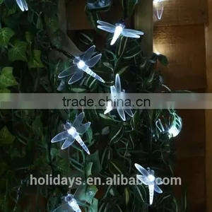 5M 50 LED White Dragonfly Fairy Solar Garden Light thumbnail-6