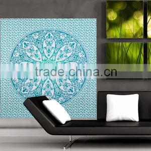 Mandala Tapestry Screen Printed Home Textile Wall Hanging Tapestry Manufacturer In India thumbnail-1