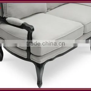 Living Room Funriture Whosale Classic Antiqued French Loveseat thumbnail-3