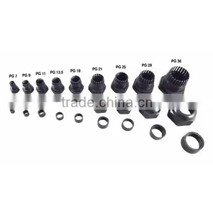 High Quality PG Metric NPT IP68 Protection Grade Nylon Cable Gland thumbnail-1