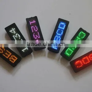 Asram Leeman Scrolling Programmable Led Name Badge Text thumbnail-1