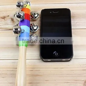 Baby Wooden Rainbow Rattles thumbnail-2