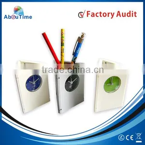 Nice Square Shape Crystal Table Clock Wholesale With Logo thumbnail-1