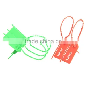 China Courier Security Seals Alock Plastic Pull up Security Seals DP-210FY thumbnail-4
