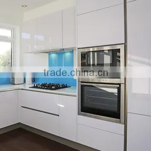White and Blue Kitchen Furniture Turkey Afforbable Ktichen Cabinet thumbnail-3