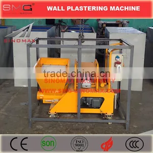 WET MIX! Cement Mortar Rendering Machine Plaster Machine Spraying Pump for Sale in Viet Nam in Indonesia in Malaysia in China thumbnail-1