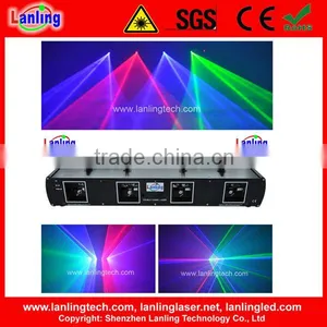 RGB Four Heads Laser DJ Lights thumbnail-1