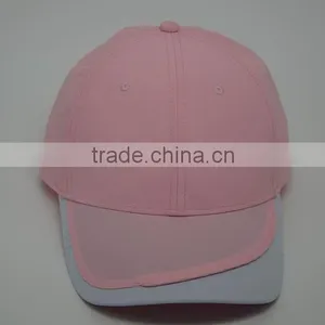 PINK COLOR BASEBALL CAP, BLANK COTTON PINK HATS thumbnail-5