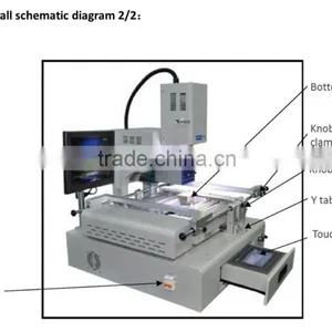 Low Cost Semi Auto BGA Rework Station For Repair All Kinds Of Motherboard RW-SV550 Shuttle Star thumbnail-3