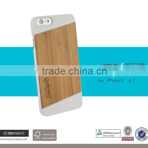 2016 Sublimation Phone Cases Blank Mobile Phone Case Real Bamboo Printing For IP6, for Iphone 6s Blank Case thumbnail-3