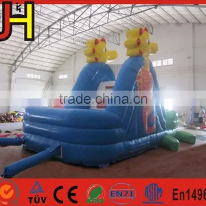 Hot Sale Inflatable Pool Side, Ocean Theme Turtle Bounce House, Pool Water Slide thumbnail-4
